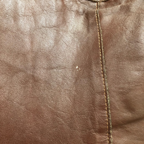 Vintage Leather Coat - Picture 6 of 6